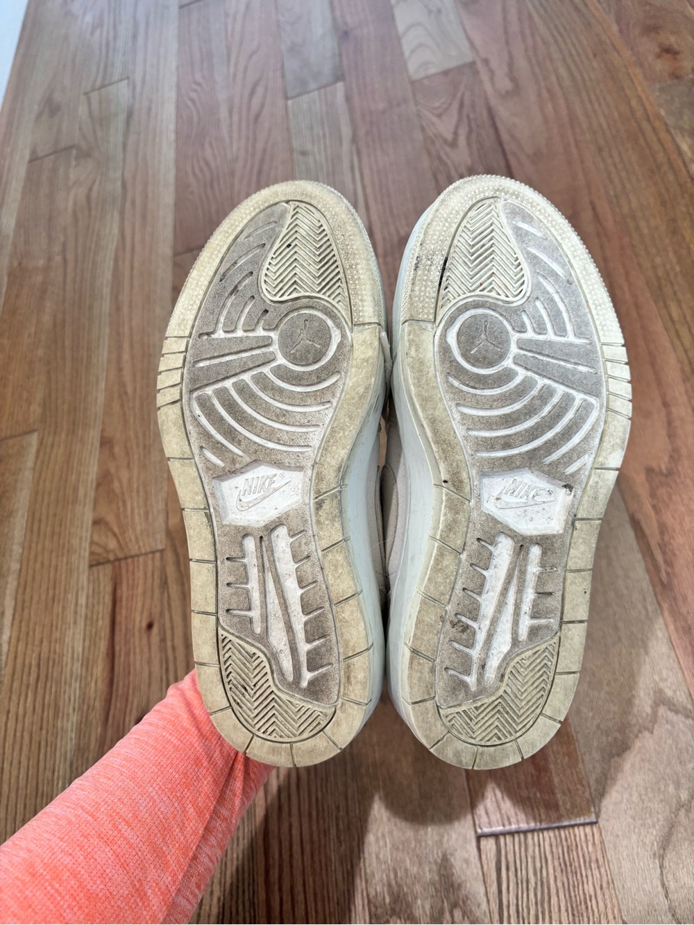 Nike Women’s Low-Top Suede Lace-Up Sneakers — Beige - Picture 6 of 7